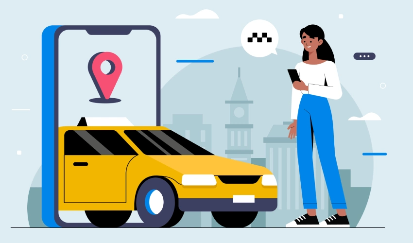 Image depicting Taxi hailing App